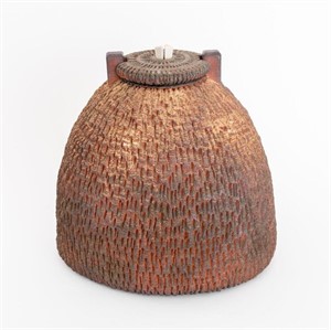 Rob Sieminski Ceramic Lidded Jar Sculpture