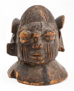 African Tribal Mask, Yoruba People, Nigeria