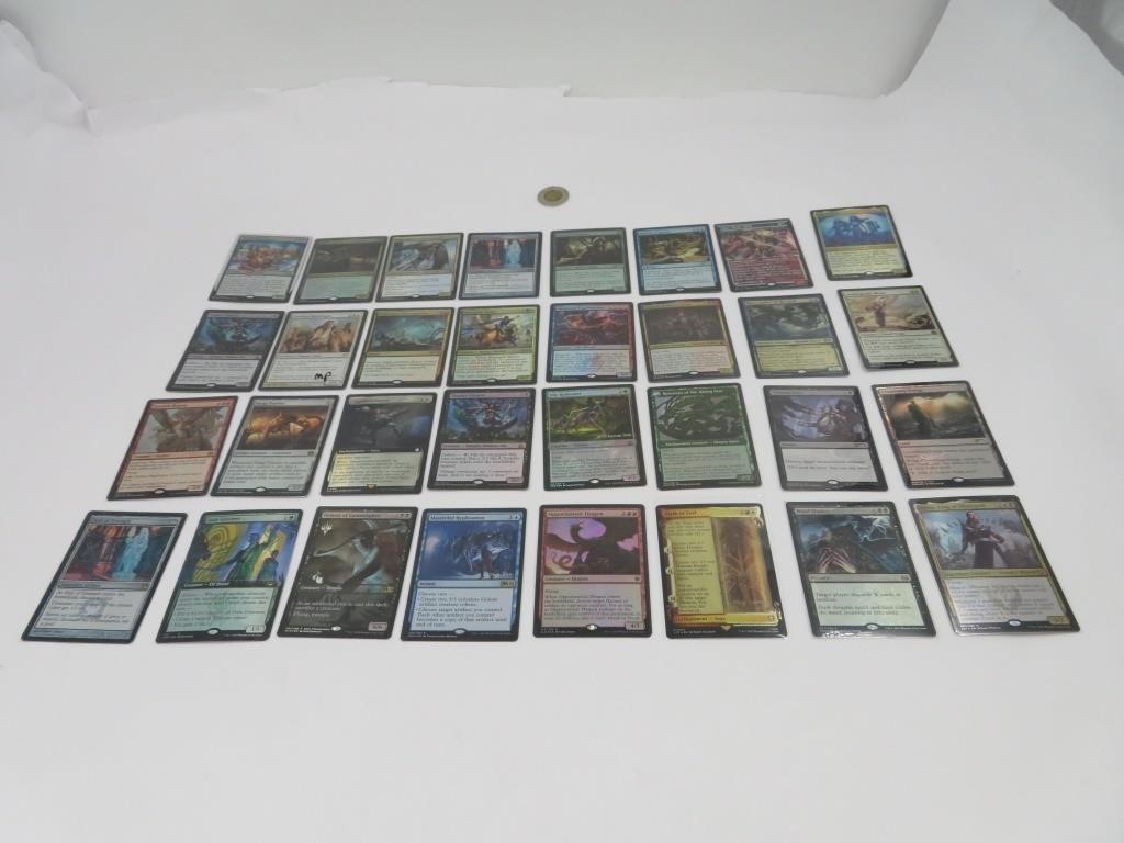 32 cartes Magic The Gathering rare avec HOLO