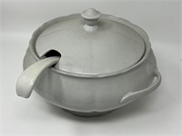 Soup Tureen with Spoon