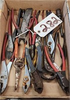 Box Lot of Asst Pliers