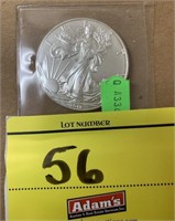 2011, 1 OUNCE FINE SILVER, 1 DOLLAR COIN