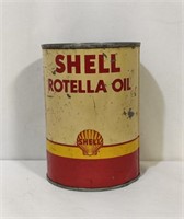 Shell Rotella Oil Can - Full