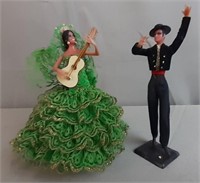 Vintage Flamenco Dancer Dolls
