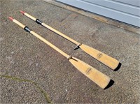 Pair of Twin Stripe Feather Brand Paddles