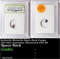 Authentic Meteorite Space Rock Campo Del Cielo Arg