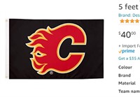 Desert Cactus Calgary Flames Team Flag