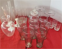 Mixed Glassware lot, including