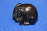 A Japanese Wooden netsuke