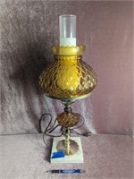 Converted Kerosene Lamp - 20.75"