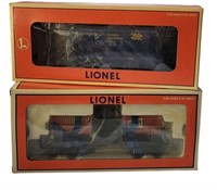 TWO VINTAGE LIONEL TRAIN CARS IN ORIGINAL BOXES