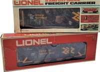 TWO VINTAGE LIONEL TRAIN CARS IN ORIGINAL BOXES