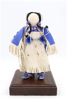 Emma Amiotte Sioux Indian Piece Doll w/ Papoose