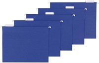 Basics Hanging Folders, Letter Size, Navy,