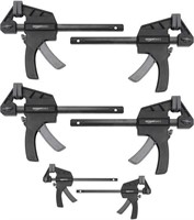 AmazonBasics 6-Pc Trigger Clamp Set - 2-Pieces