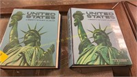 2ct United States Liberty Stamp Albums