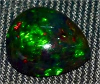 9.35 ct Natural Ethiopian Black Fire Opal