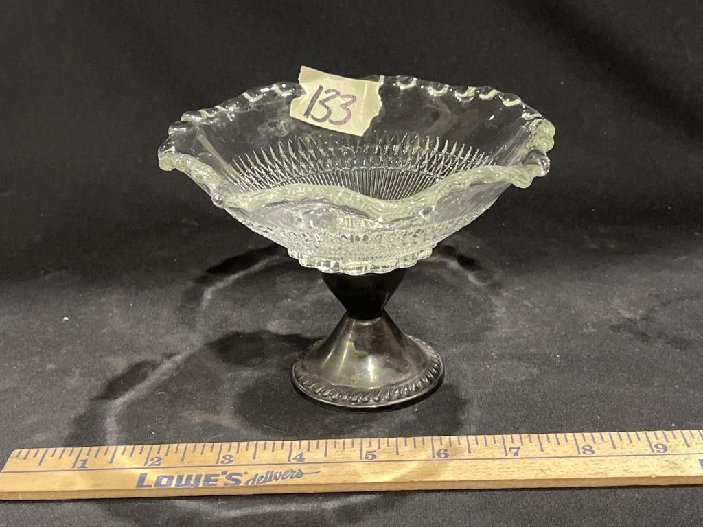 Sterling weighed dish