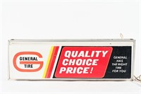 GENERAL TIRE DOUBLE SIDED LIGHTED SIGN