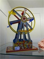Tin Litho Crank Ferris Wheel 1960'S