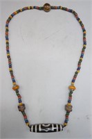 SINO-TIBETAN HEAVENLY DZI BEAD NECKLACE