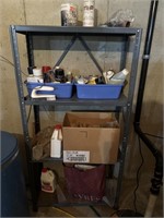 Industrial steel shelving unit