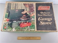 Vintage Coleman Two Burner Camp Stove