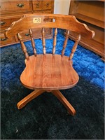 Wooden Spinning Chair