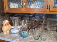 Stemware, Stockpot, Rabbit Cookie Jar, Barware