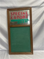 31 x 16.5 INCHES SPECIAL EXPORT BEER CHALKBOARD