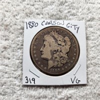1890 Carson City Morgan Dollar VG
