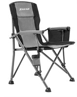 Camping Chair with Padded Hard Armrest