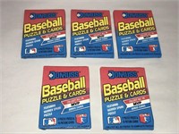 1989 Donruss Baseball Cards LOT of 5 Unopened Pack