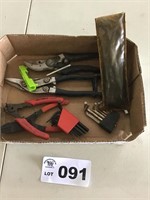 ALLEN WRENCHES, TIN SNIPS, SNAP RING PLIERS
