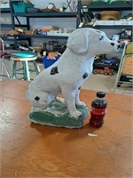 Concrete garden dog   18"H