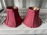 Two vintage Small Lamp Shades  (Connex 2)