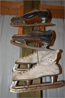 2- Pairs of Vintage Ice Skates