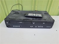 MAGNAVOX DVD/VCR PLAYER & REMOTE, TESTED