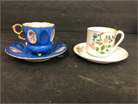 Small tea cups and saucers Japan