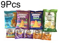 9Pcs Snack Variety Lot B/B 09/2023