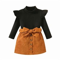 24M Toddler Girl Fall Winter Outfit Turtleneck Pul