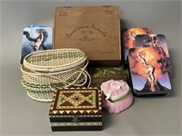*Lot of Tins, & Boxes Made of Various Materials