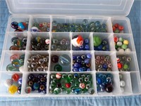 Large Collection of Vintage Marbles