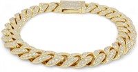 Lab Diamond Cuban Bracelet