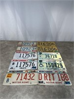 Assortment of license plates