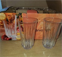 NEW SET OF 12 BEVERAGE GLASSES