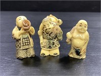 Vintage Japanese Netsuke Figurines