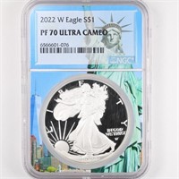 2022-W Proof Silver Eagle NGC PF70 UC