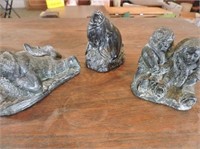 A. Wolfe soap stone carvings