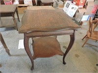 Antique oak parlor table